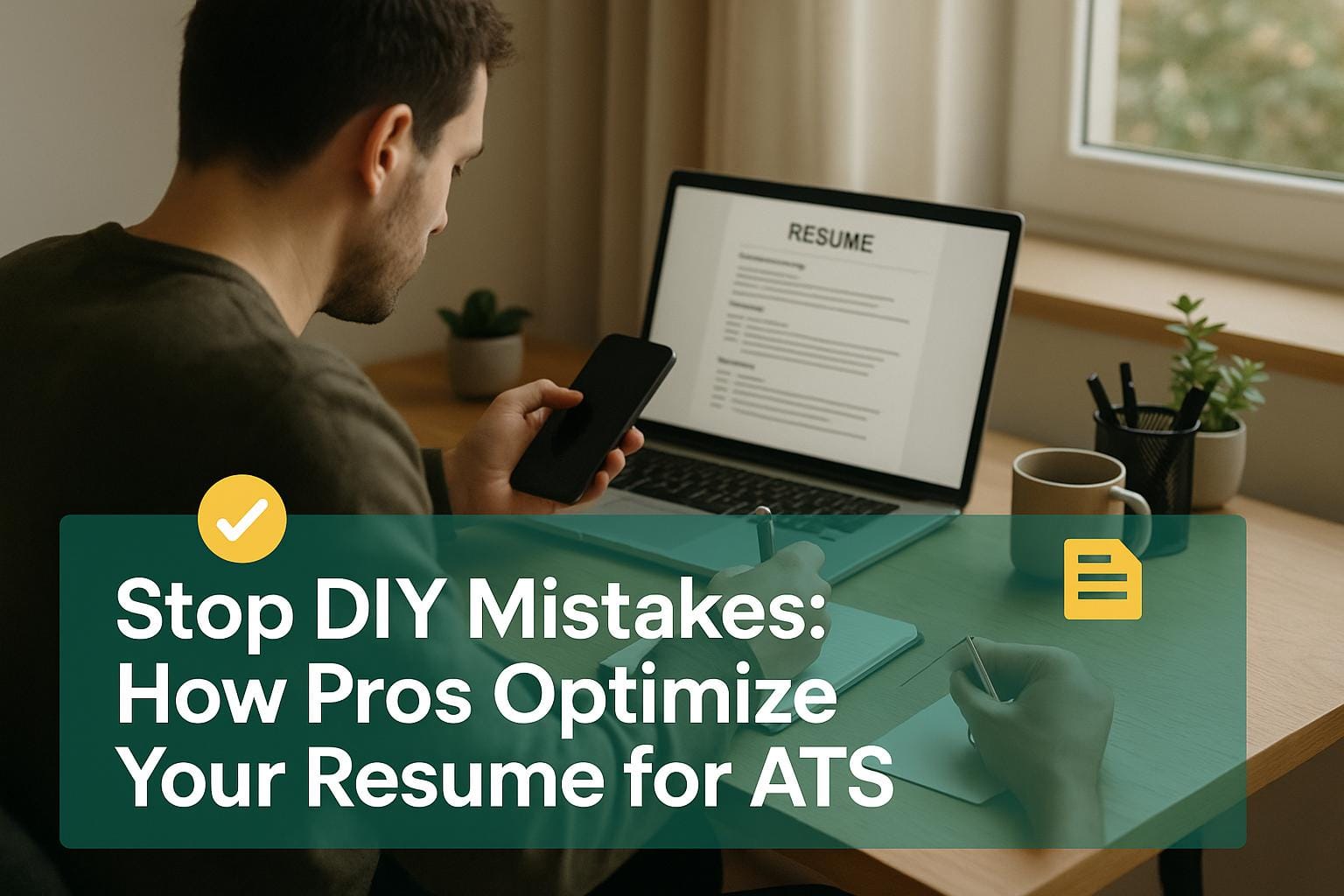 Stop DIY Mistakes: How Pros Optimize Your Resume for ATS