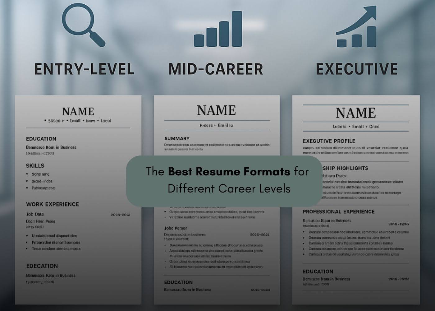 The Best Resume Formats for Different Career Levels