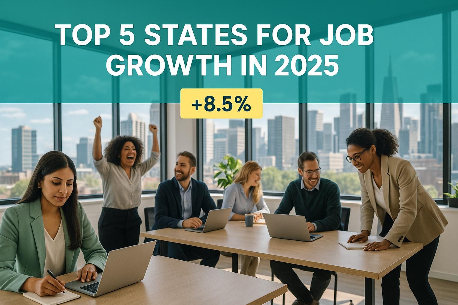 Top 5 States for Job Growth in 2025