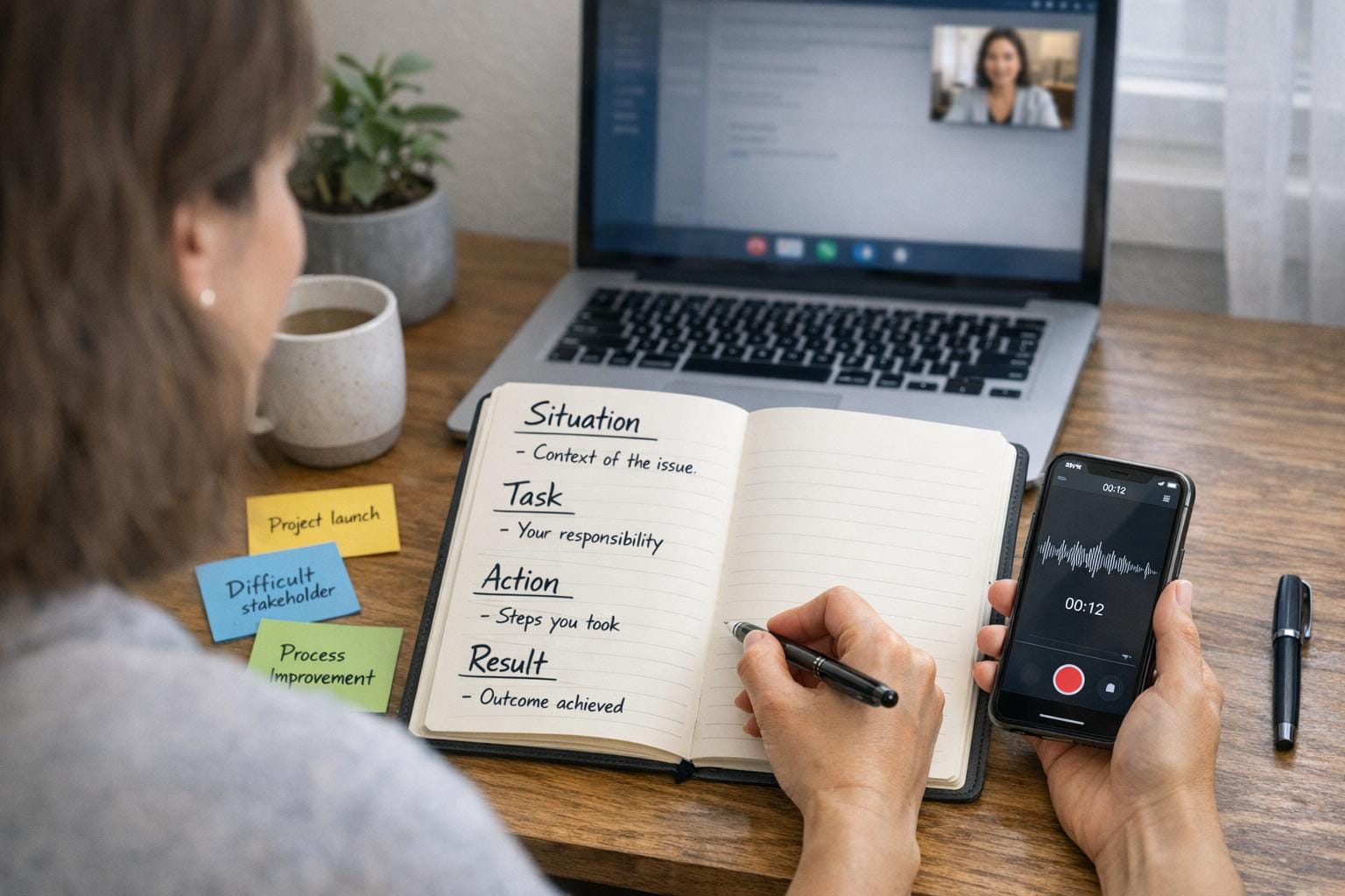 Preview for Practice STAR method (Situation, Task, Action, Result) for interviews