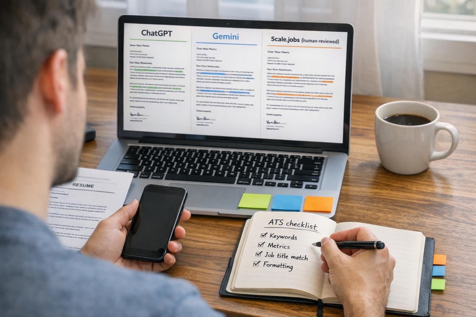 Preview for ChatGPT vs Gemini vs Scale.jobs: Best AI For Writing Cover Letter