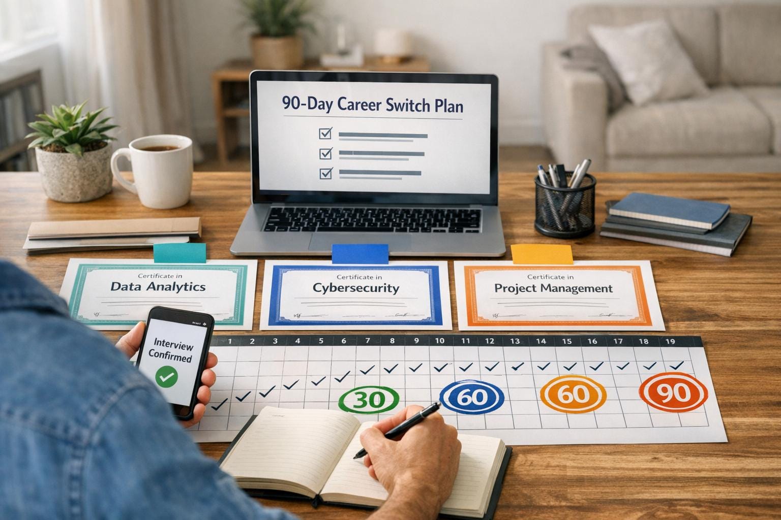 Switch Careers in 90 Days With These 3 Certificates