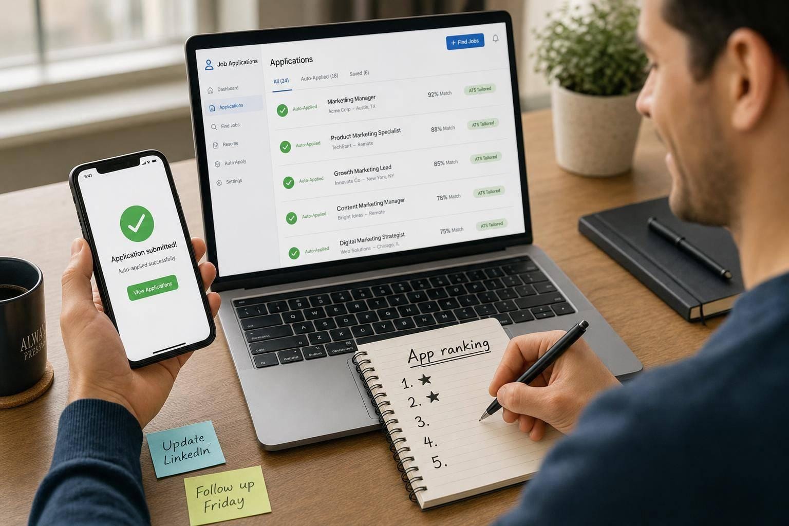 Job search apps that actually auto-apply for you (ranked)