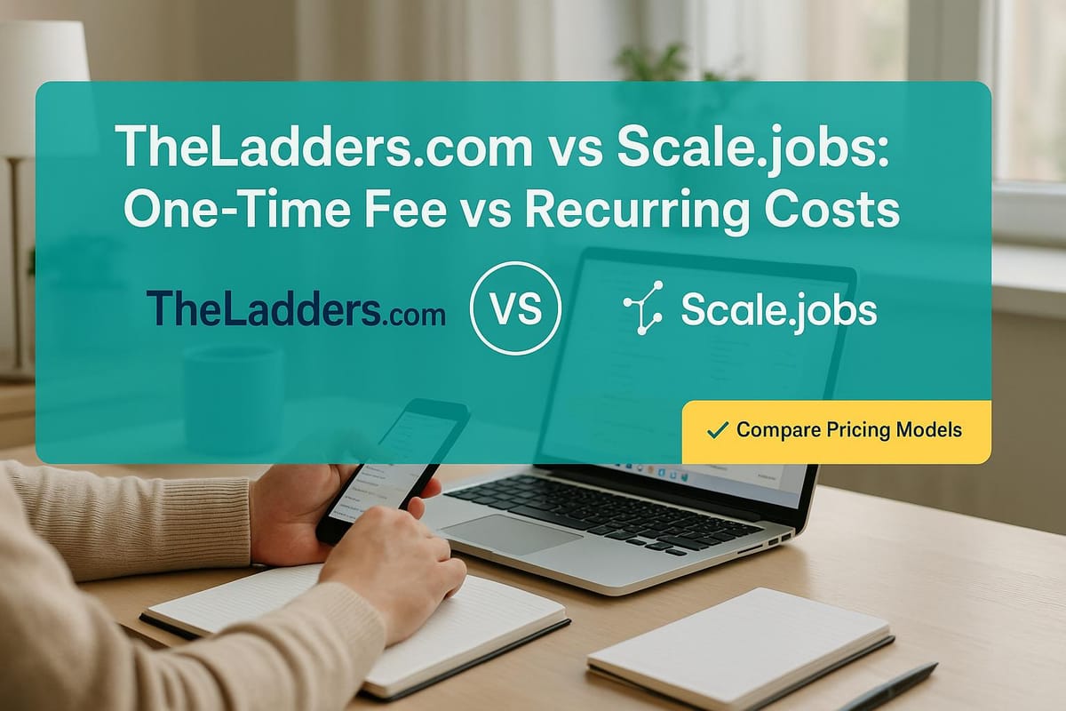 TheLadders.com vs Scale.jobs: One-Time Fee vs Recurring Costs