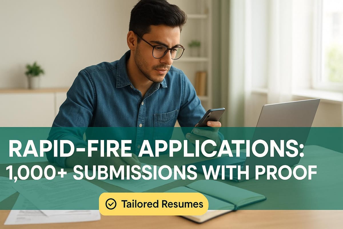 Rapid-Fire Applications: 1,000+ Submissions with Proof