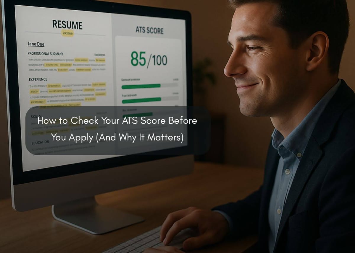 How to Check Your ATS Score Before You Apply