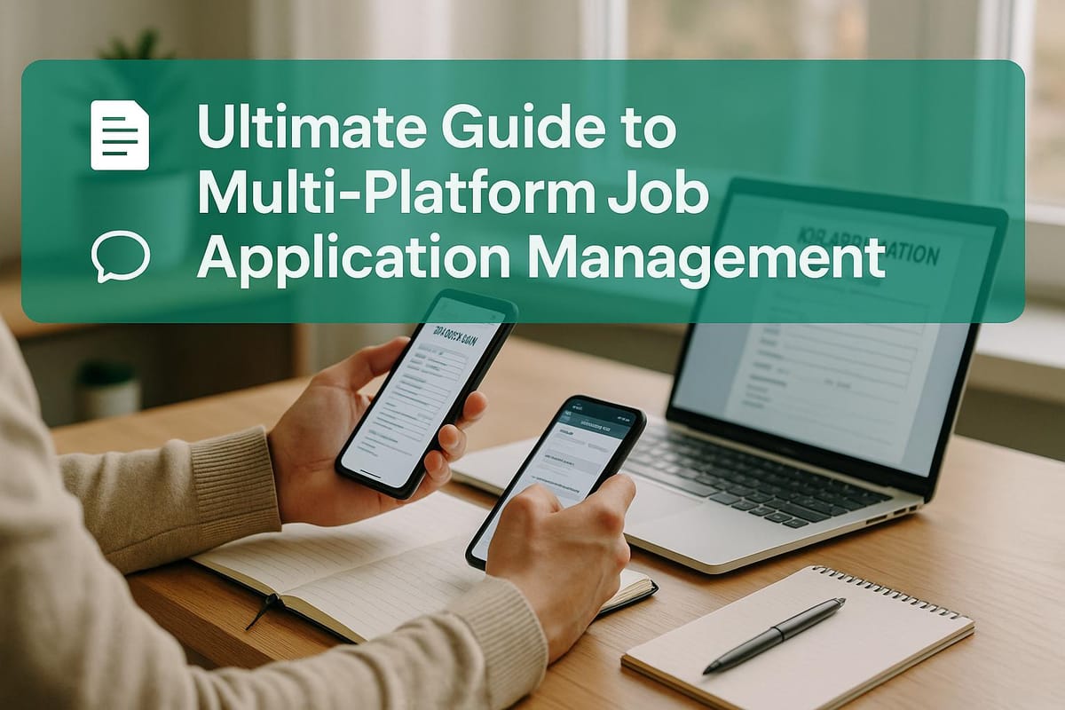 Ultimate Guide to Multi-Platform Job Application Management