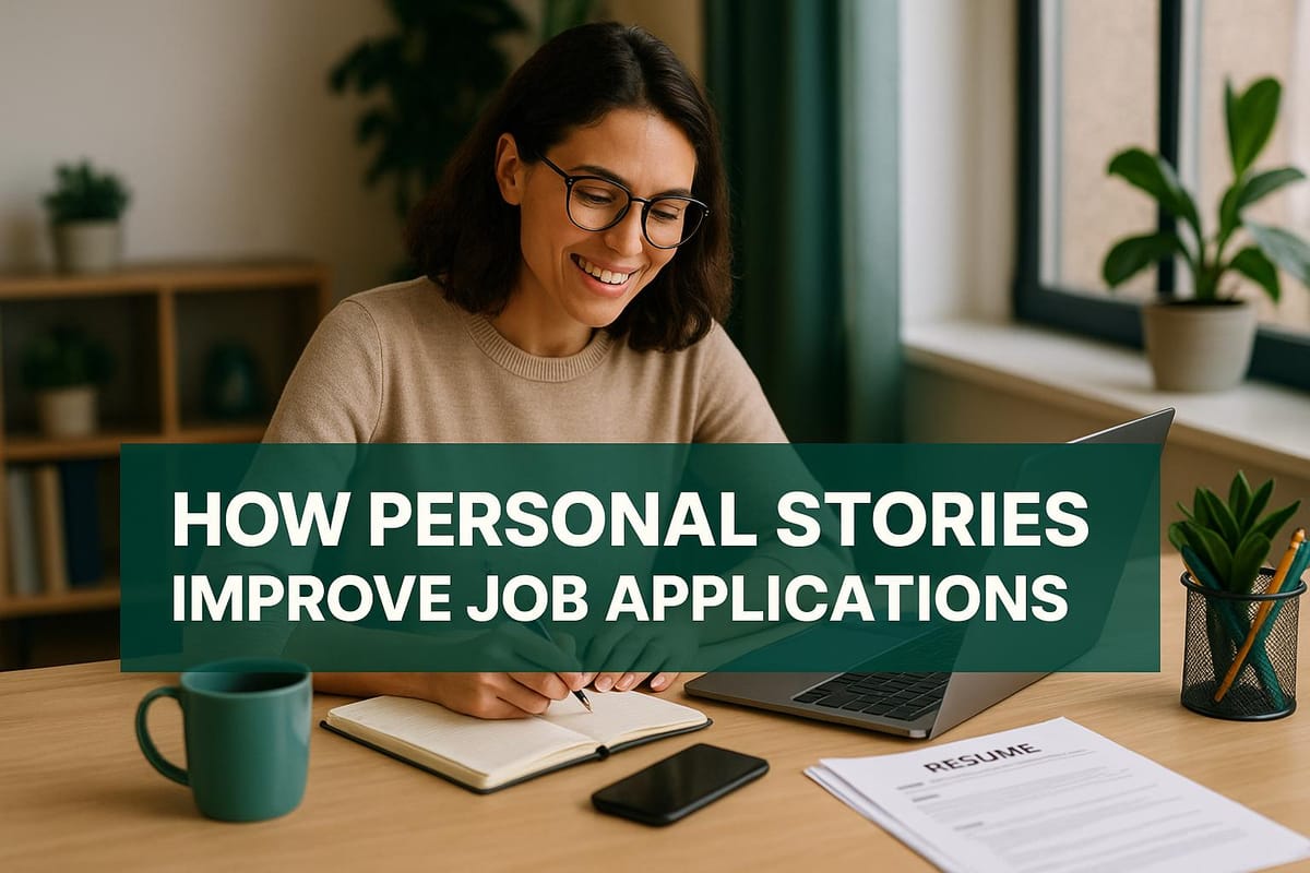 How Personal Stories Improve Job Applications