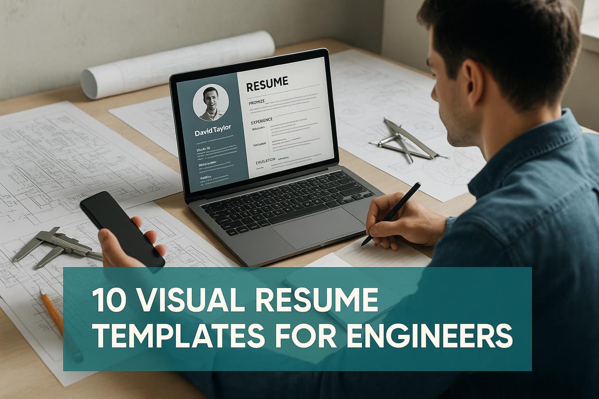 10 Visual Resume Templates for Engineers