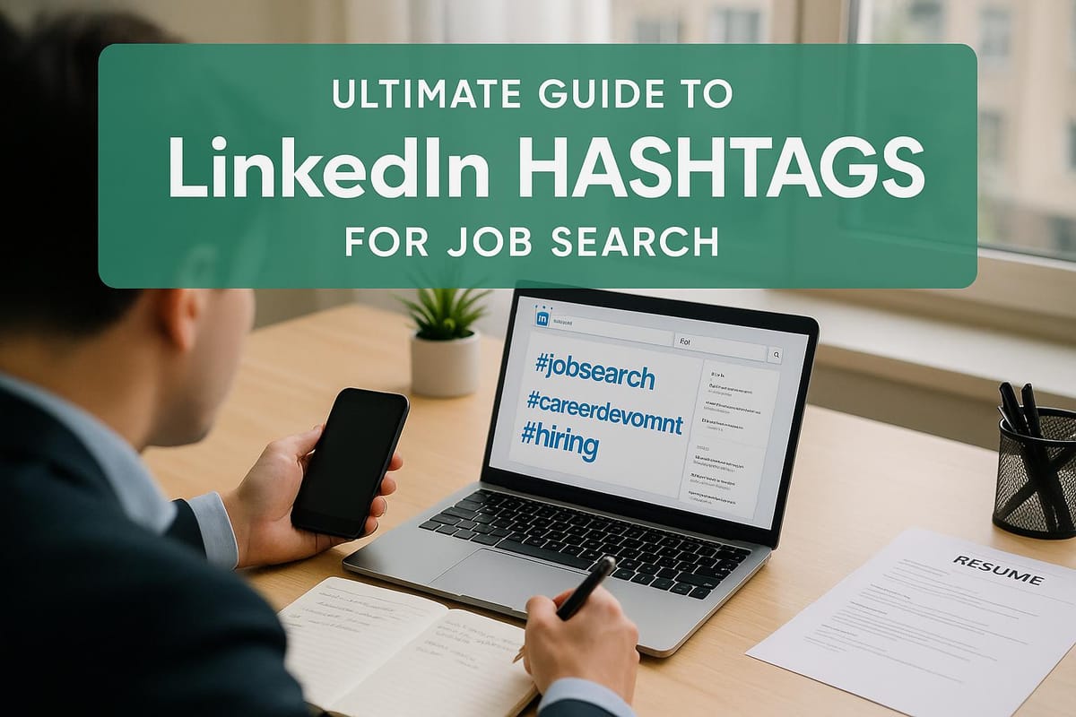 Ultimate Guide to LinkedIn Hashtags for Job Search