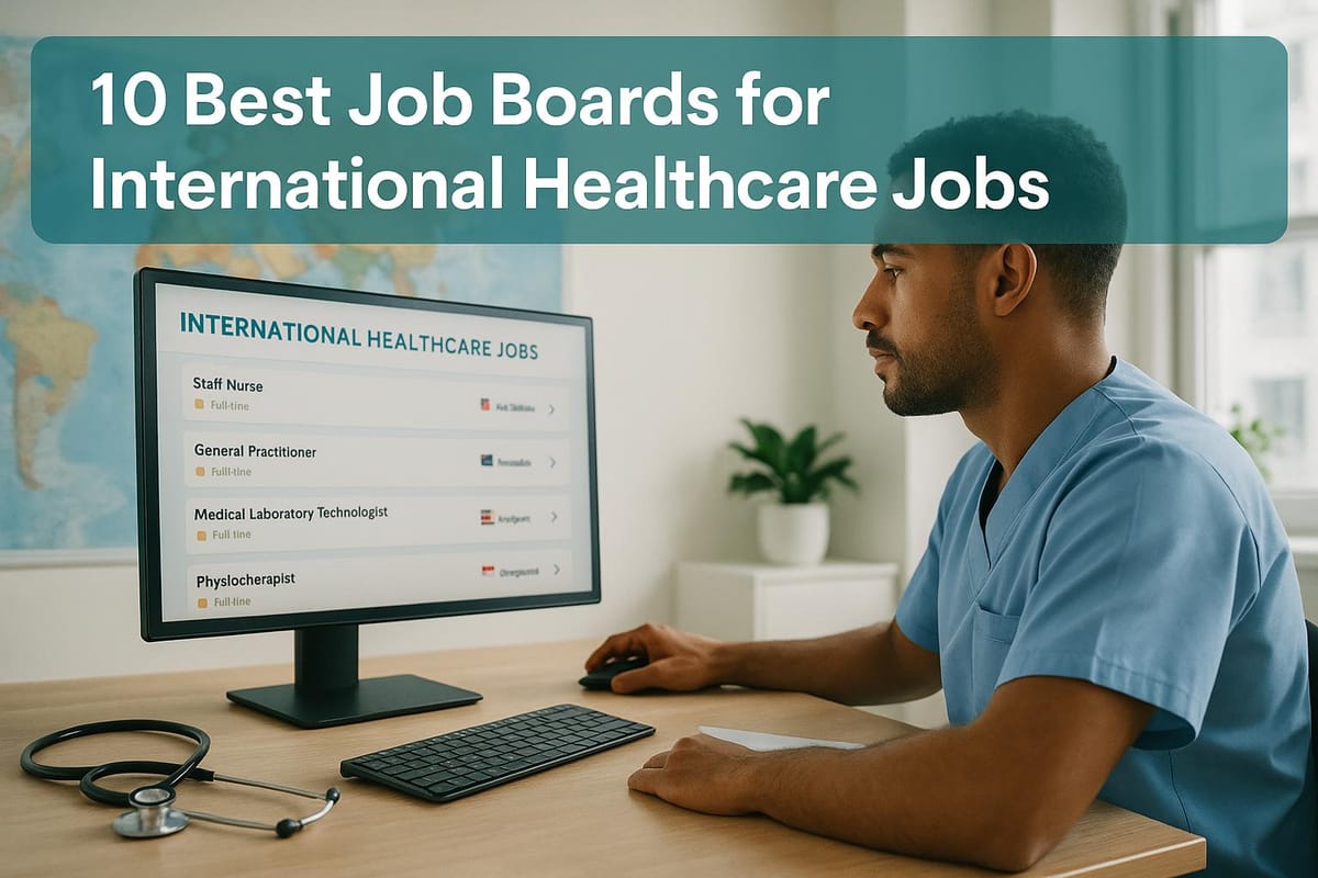 10 Best Job Boards for International Healthcare Jobs