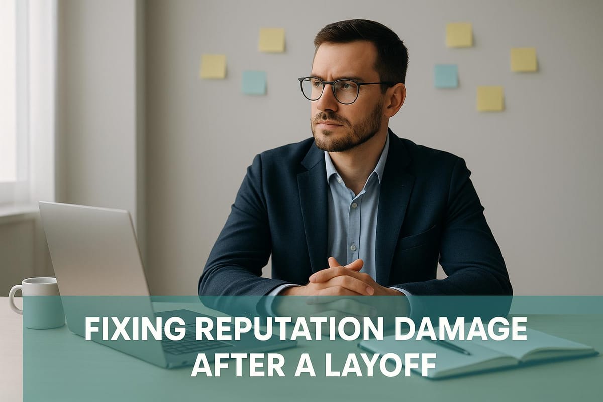 Fixing Reputation Damage After a Layoff