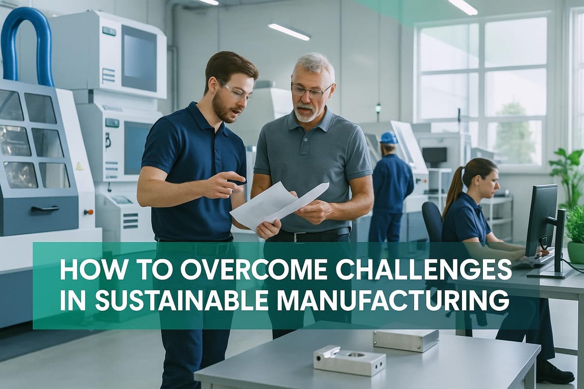 How to Overcome Challenges in Sustainable Manufacturing