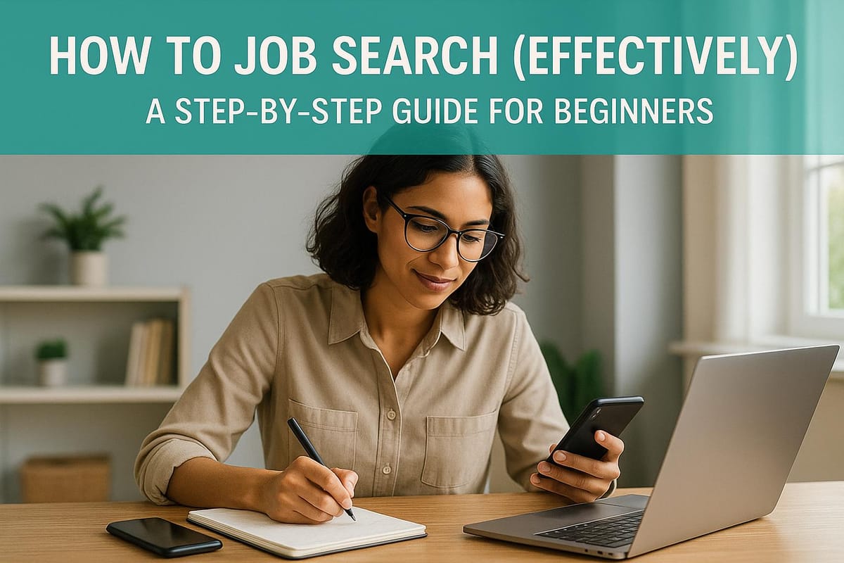 How to Job Search (Effectively), A Step-by-Step Guide for Beginners