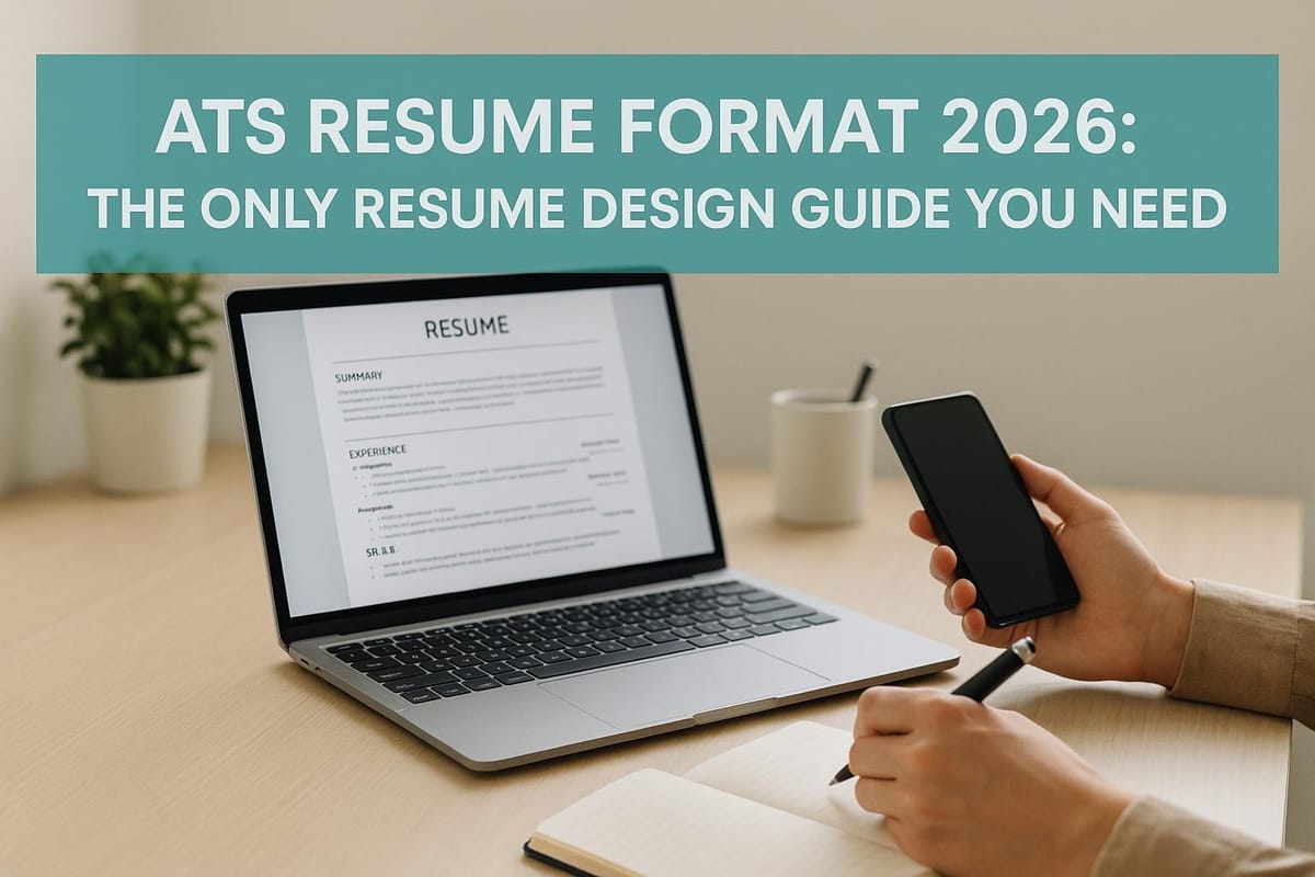 ATS Resume Format 2026: The Only Resume Design Guide You Need