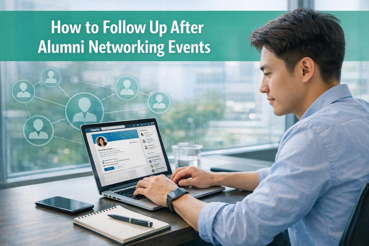 How to Follow Up After Alumni Networking Events