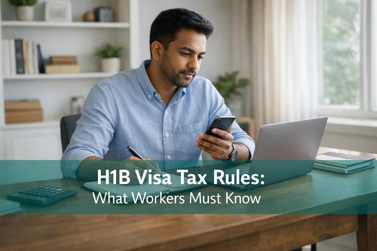 H1B Visa Tax Rules: What Workers Must Know