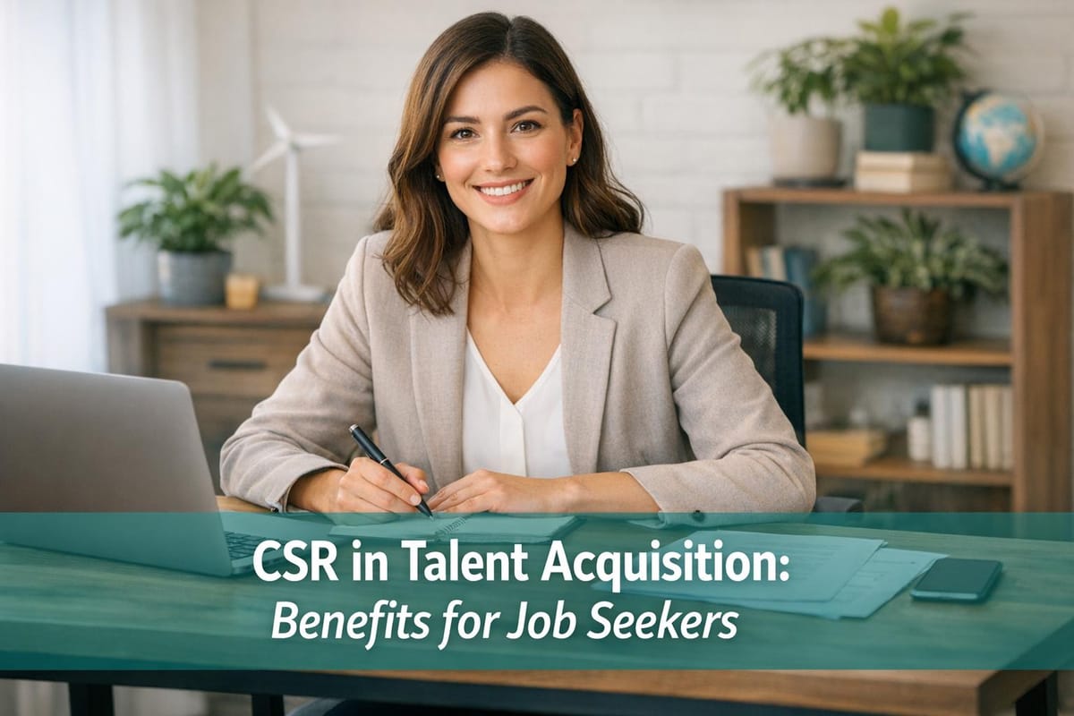 CSR in Talent Acquisition: Benefits for Job Seekers