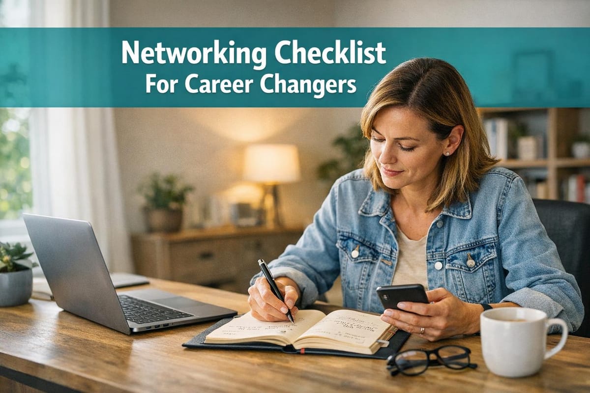 Networking Checklist For Career Changers