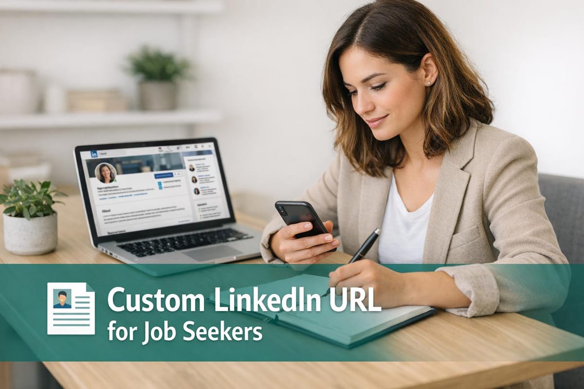 Custom LinkedIn URL for Job Seekers