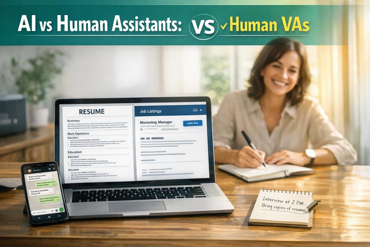 AI vs. Human Assistants: Job Search Help
