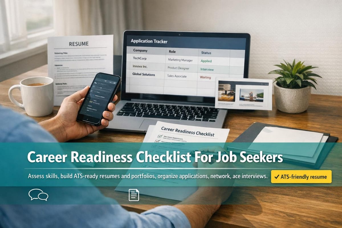 Career Readiness Checklist For Job Seekers