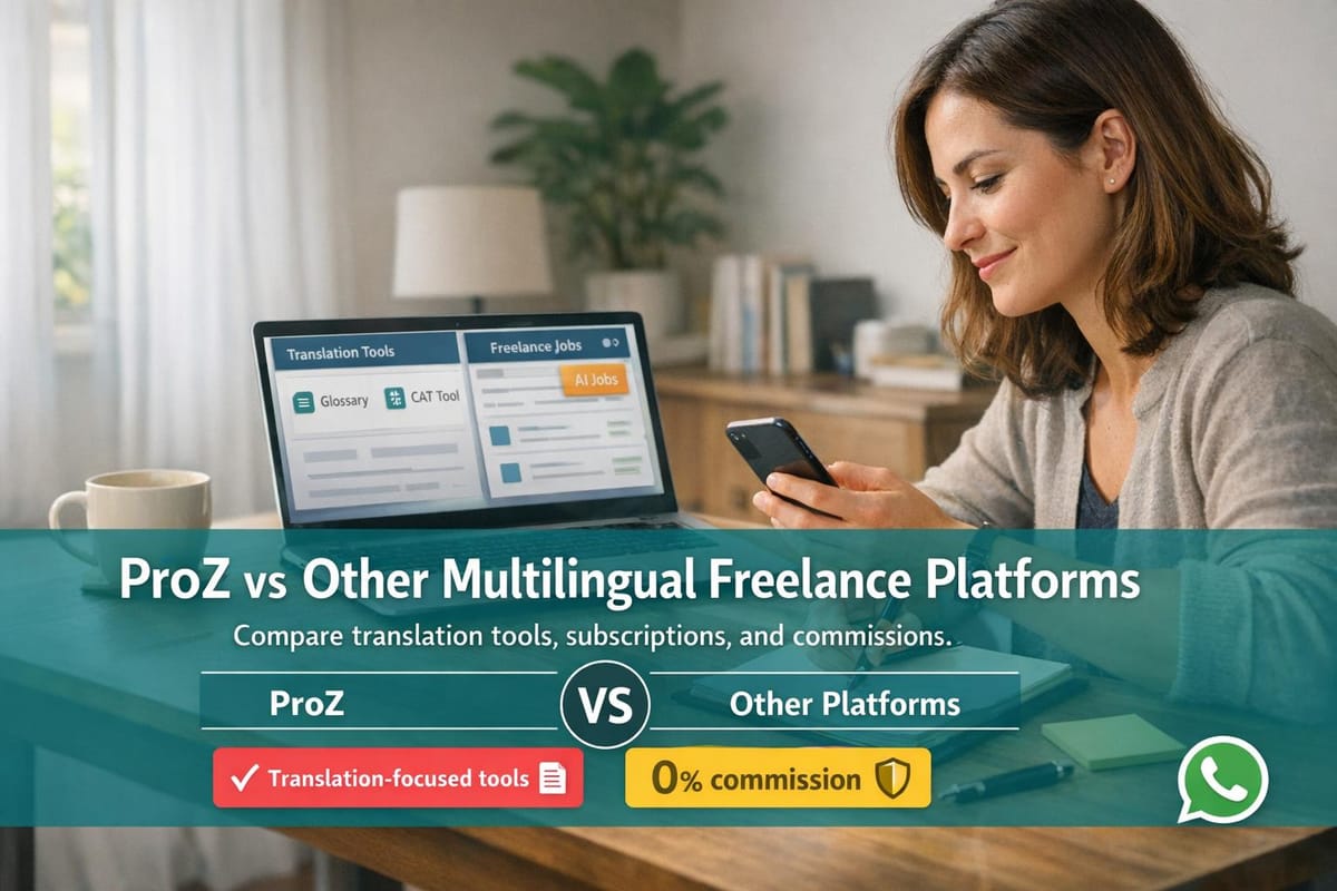 ProZ vs Other Multilingual Freelance Platforms