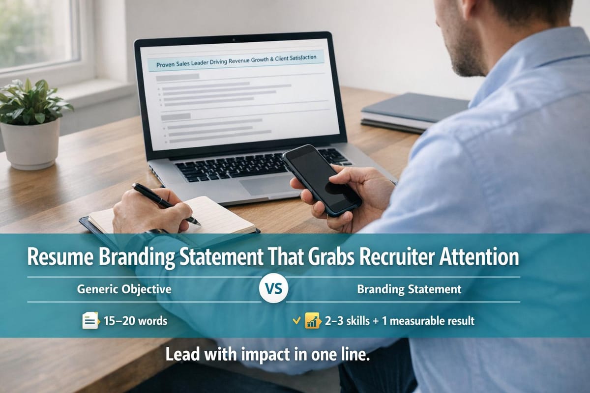 Resume Branding Statement That Grabs Recruiter Attention