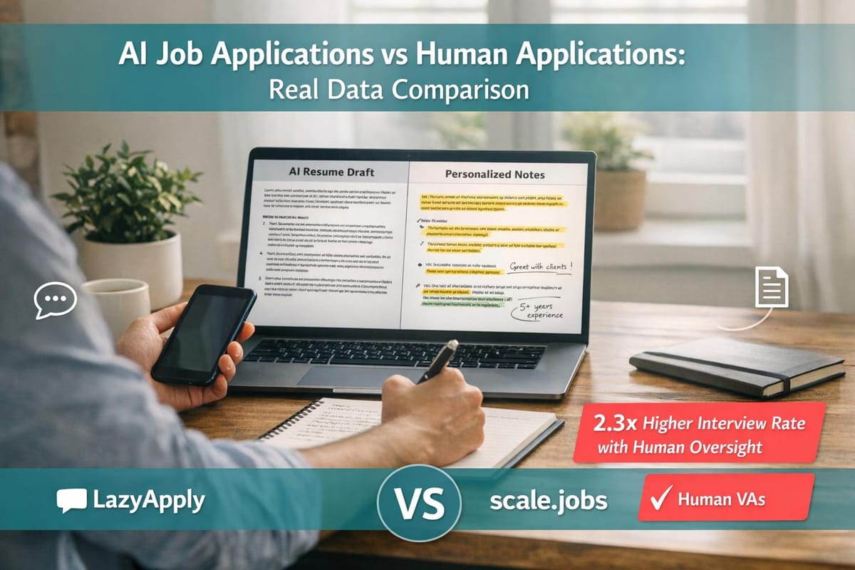 AI Job Applications vs Human Applications: Real Data Comparison