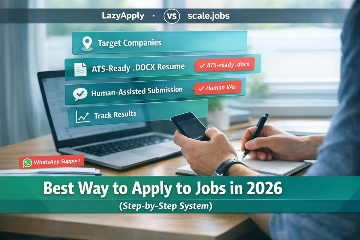 Best Way to Apply to Jobs in 2026 (Step-by-Step System)
