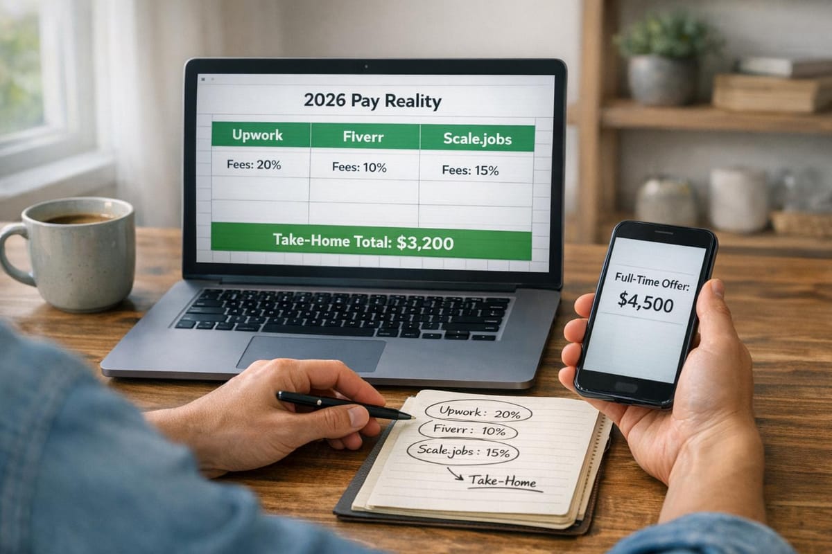 Upwork or Fiverr? The 2026 Pay Reality No One Talks About