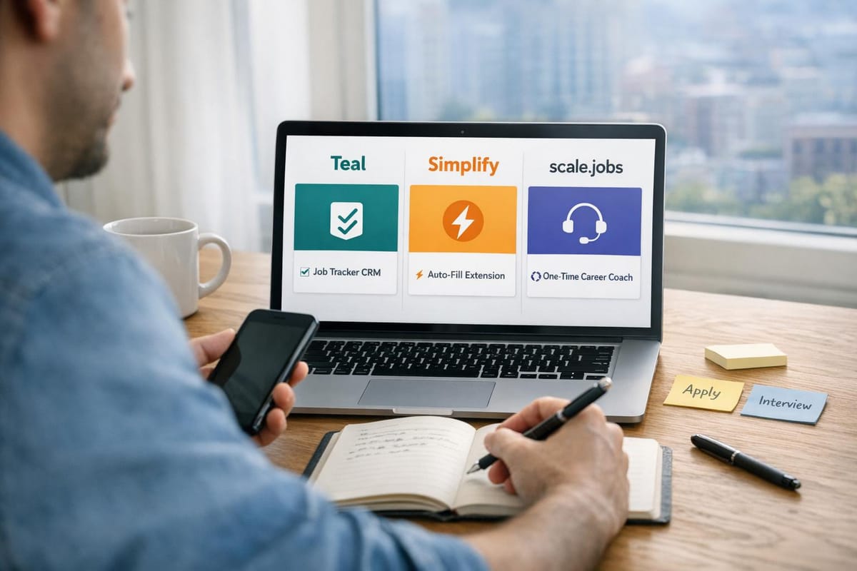 Teal vs. Simplify: Job Tracker Comparison