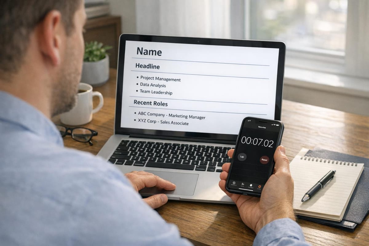 What Recruiters Notice in the First 7 Seconds of a Resume