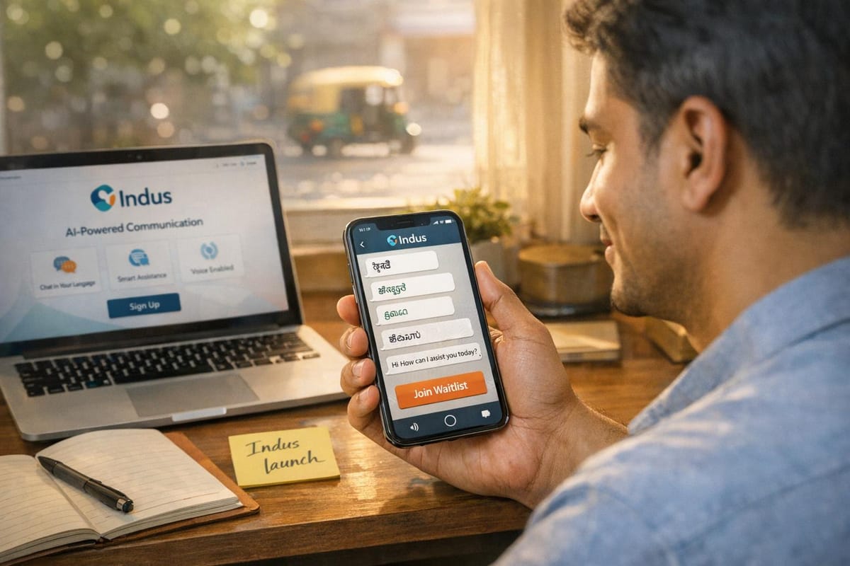 Sarvam AI Launches Indus App for Advanced AI-assisted Communication