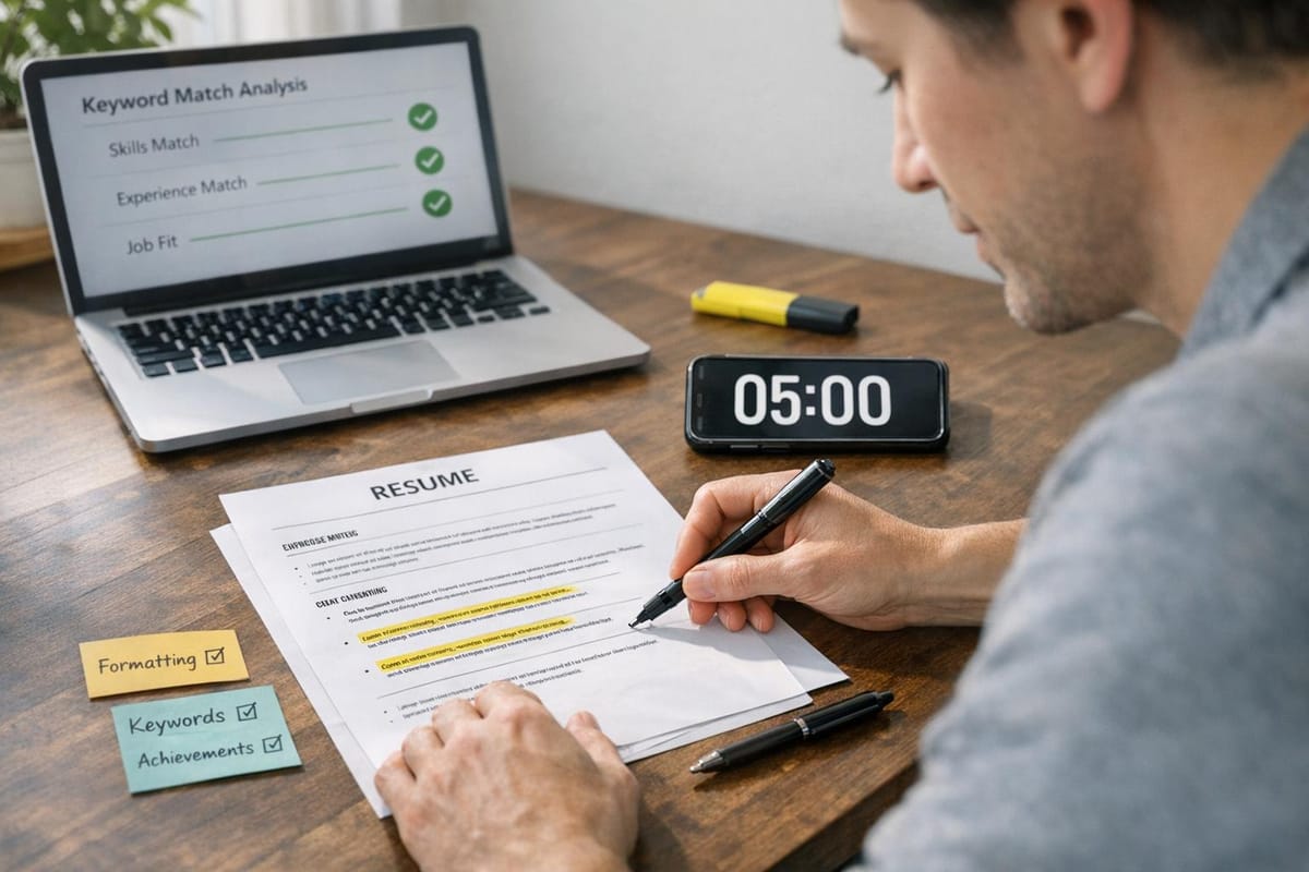 The 5-Minute Resume Audit That Reveals Why You're Not Getting Calls