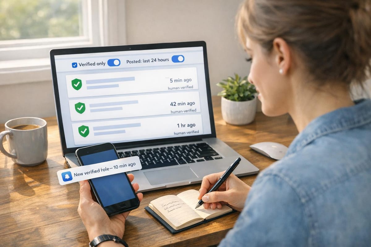How to Find Verified Jobs Posted in the Last 24 Hours