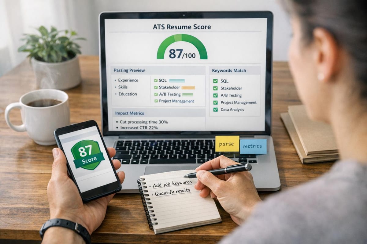 ATS Resume Score: How to Check Yours Free Before Applying