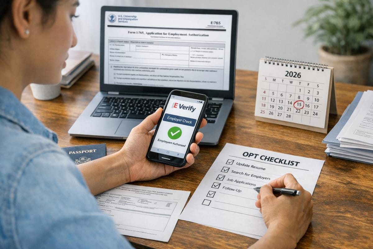 OPT Job Search Mistakes That Get Your Visa Application Rejected in 2026