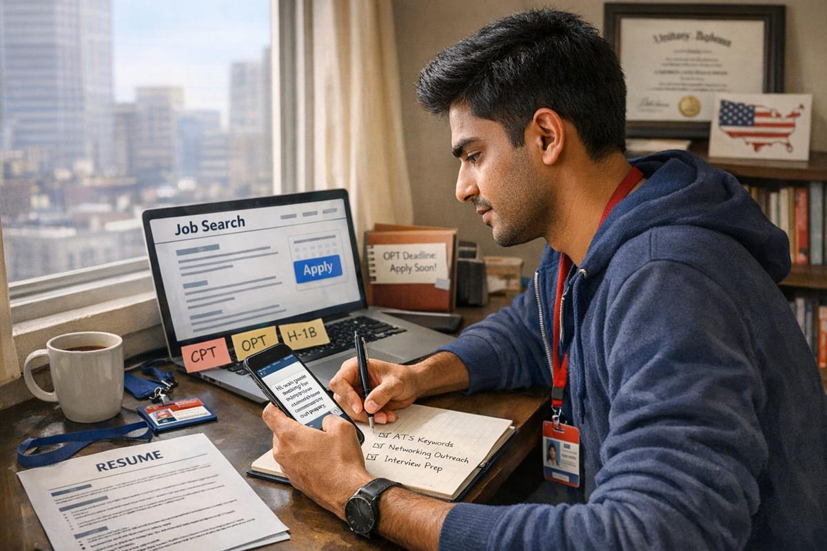 F1 Student Job Search: How to Land Your First US Job