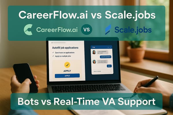 CareerFlow.ai vs Scale.jobs: Bots vs Real-Time VA Support
