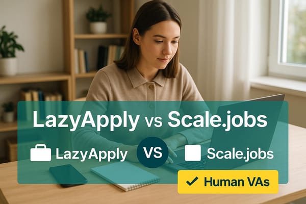 LazyApply vs Scale.jobs: Human VAs Crush Auto-Apply
