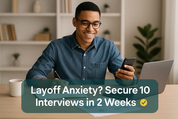Layoff Anxiety? Secure 10 Interviews in 2 Weeks