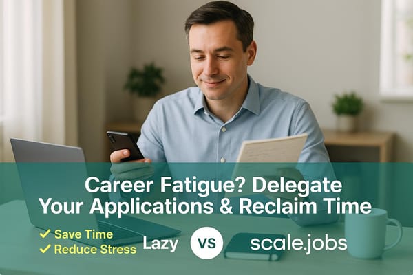 Career Fatigue? Delegate Your Applications & Reclaim Time
