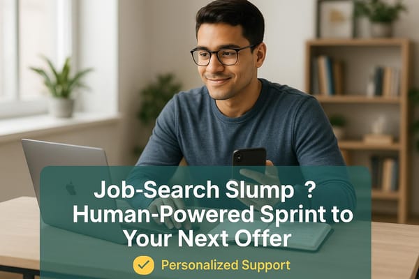 Job-Search Slump? Human-Powered Sprint to Your Next Offer