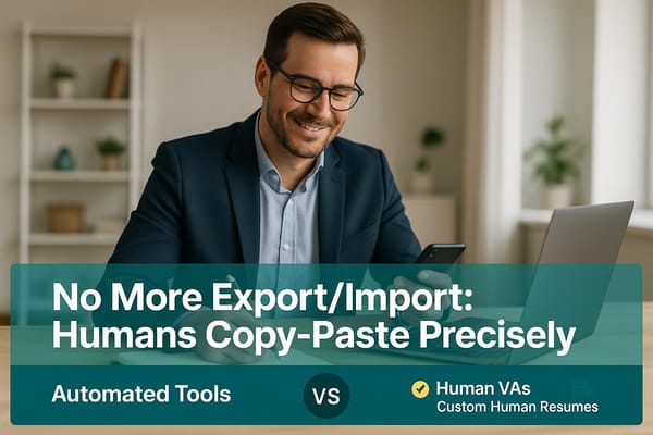 No More Export/Import: Humans Copy-Paste Precisely