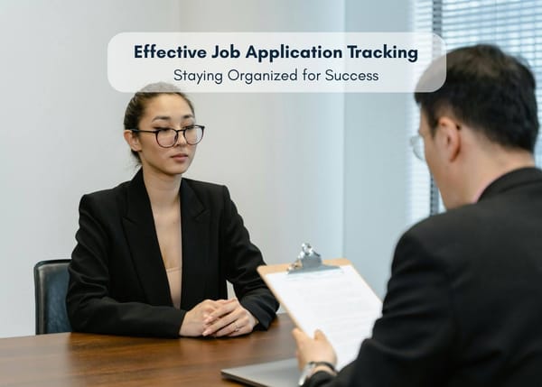 Effective Job Application Tracking