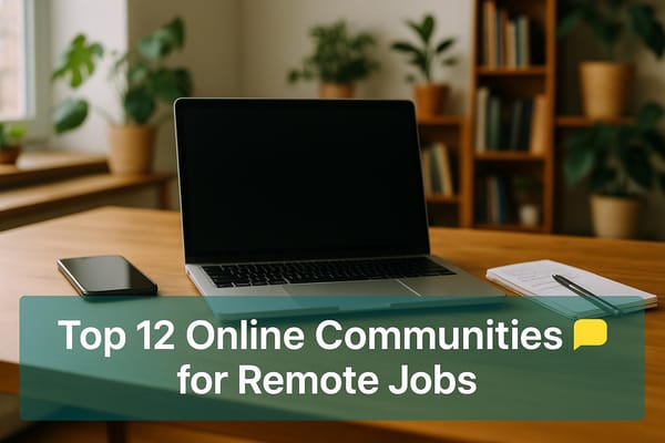 Top 12 Online Communities for Remote Jobs
