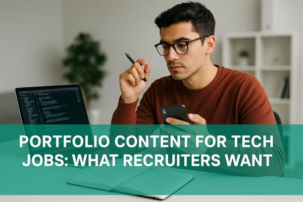 Portfolio Content for Tech Jobs: What Recruiters Want
