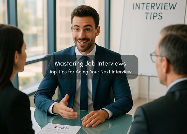 Mastering Job Interviews: Top Tips for Acing Your Next Interview
