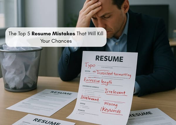 The Top 5 Resume Mistakes That Will Kill Your Chances